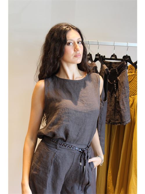 Short in lino DIECI MINUTI | 554432